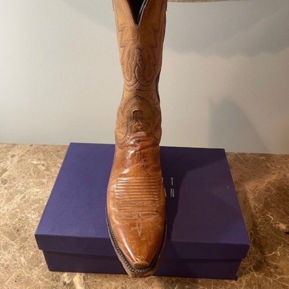 Lucchese Vintage 1883 Cowboy Boots Hand Stitched – Sz 7 - Picture 10 of 15
